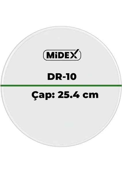 DR-10R Şeffaf Renk 10 Inç Bateri Davul Derisi Drumhead 10'' Inch (25.4 Cm) modelleri