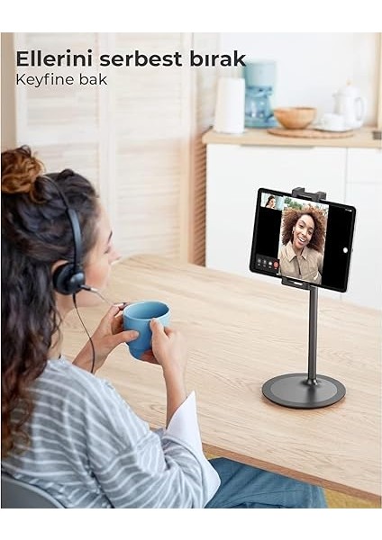 Saiji S3E 360° Ayarlanabilir Tablet ve Telefon Tutucu Stand Siyah fiyatları