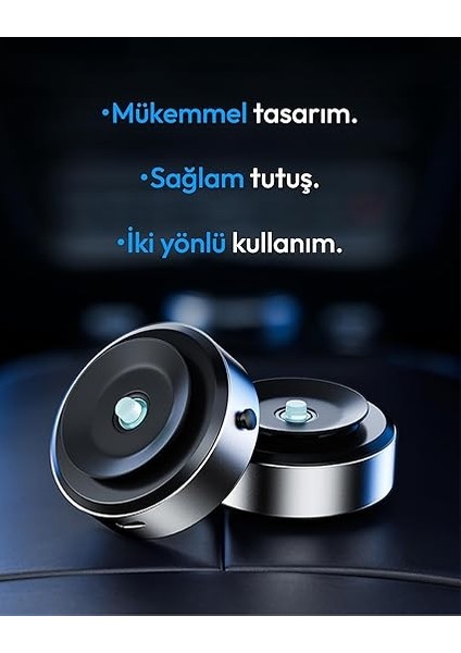 iPhone ve Manyetik Özellikli Telefonlar Için Elektrikli Vakumlu Çift Taraflı Çok Fonksiyonlu Akıllı Telefon Tutucu indirimleri