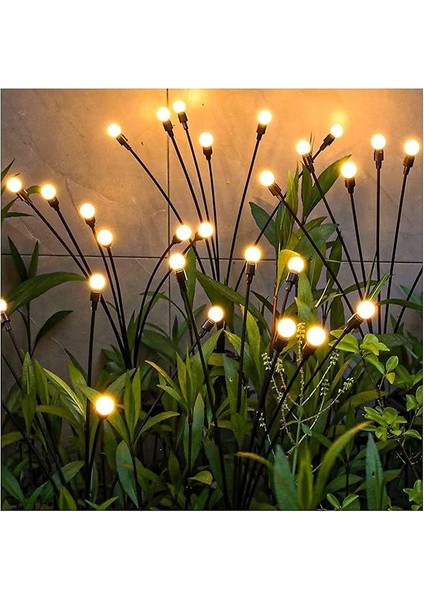 Güneş Ateşböceği Işıkları, 4'lü Paket 40 LED Solar Bahçe Işıkları, Güneş Enerjili Sallanan Bahçe Lambaları IP65 Su Geçirmez, Dış Mekan Gümrükleme Için Güneş Işıkları Yard Peyzaj Yolu Veranda fiyatları