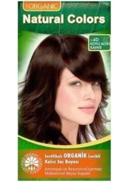 Colors Organik Içerikli Saç Boyası (4d - Koyu Altın Kahve)