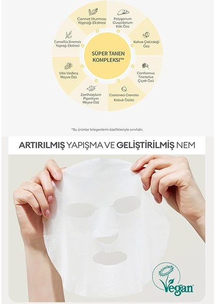 C Vitamini Içerikli Leke Karşıtı Günlük Yaprak Maske Vita C Plus Daily Toning Mask modelleri
