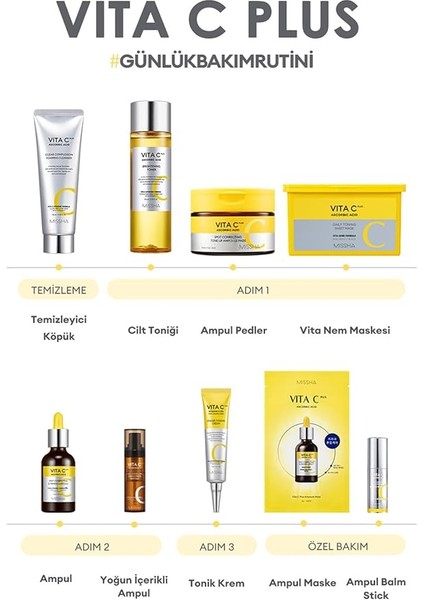 C Vitamini Içerikli Leke Karşıtı Günlük Yaprak Maske Vita C Plus Daily Toning Mask fırsatları