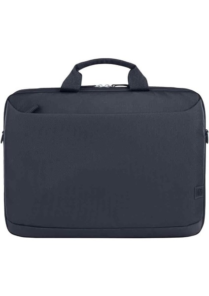 16 Inç Laptop Evrak Çantası, 600D Geri Dönüşümlü Polyester, 12 L, Dolgulu Bölme, Su Geçirmez, Çıkarılabilir Omuz Askısı, Gri