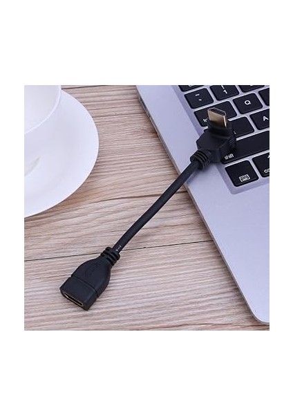 Plus PX-4684 HDMI Dişi Erkek Uzatma, 15CM 90 Derece HDMI Uzatma Kablosu HDMI Uzatma, L Tip HDMI Uzatma 15CM fırsatları