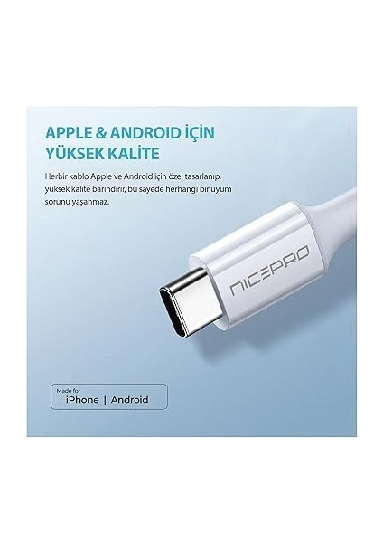 UTC12 60W 1.2m Tpe USB To Type-C Hızlı Şarj ve Data Kablosu indirimleri