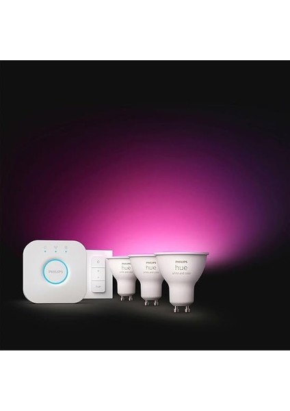 Huewca 4.2W GU10 Renkli Spot Akıllı Ampul 3'lü Başlangıç Seti (Kumandalı) indirimleri