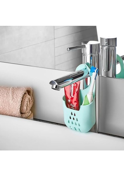 Home Silikon Bulaşık Süngeri Askısı,süngerlik,lavabo ve Eviyeler Için Sünger Organizeri ve Süzgeci (1) fırsatları