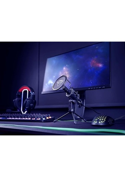 Gaming Gxt 241 Velica Pc Mikrofon, Üç Ayaklı ve Pop Filtreli Akış Için, Böbrek Karakteristiği, Podcast, Stream, Asmr, Youtube, Kayıtlar, Bilgisayar, Dizüstü Bilgisayar Için USB Mikrofon, Siyah fiyatları