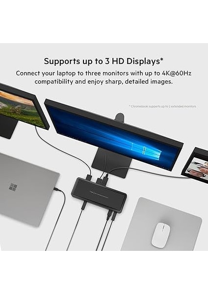 USB C Bağlantı Istasyonu (2 HDMI 2.0 Bağlantı Noktası, 2 Displayport 1.4, 3 USB C, 5 USB A Bağlantı Noktası, USB C Aygıtları Için 1 Gigabit Ethernet Bağlantı Noktası) modelleri