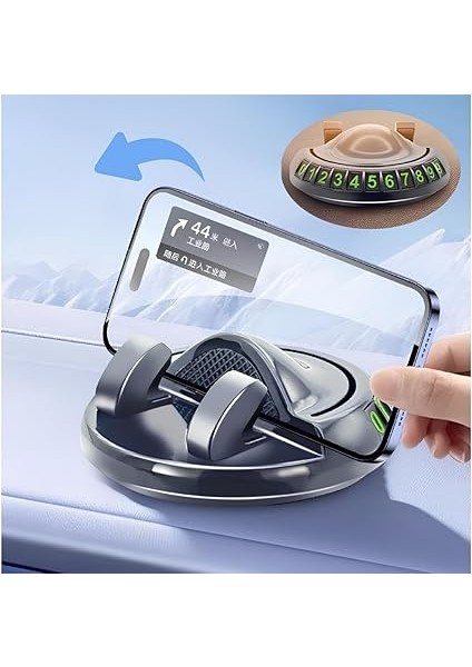 Dönebilen Yapışkanlı Numaratörlü Araç Telefon Tutucu modelleri