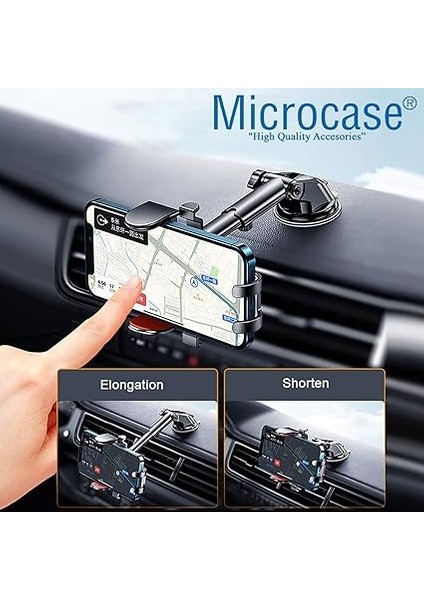 360 Derece Döner Araç Içi Vantuzlu Telefon Tutucu Gövde Üstü ve Cam - AL3734 fırsatları