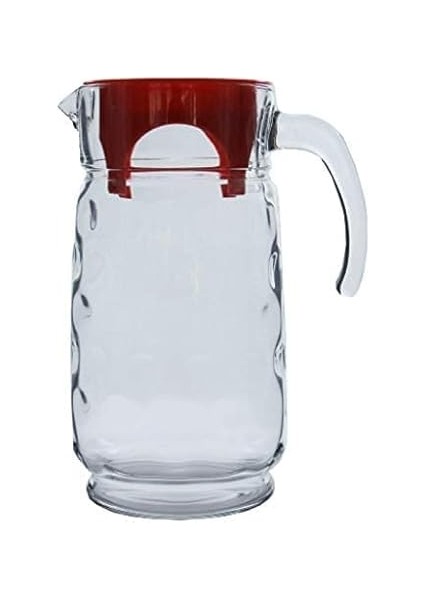 Space Kırmızı Akrilik Kapaklı Sürahi - Tekli - 1650CC modelleri
