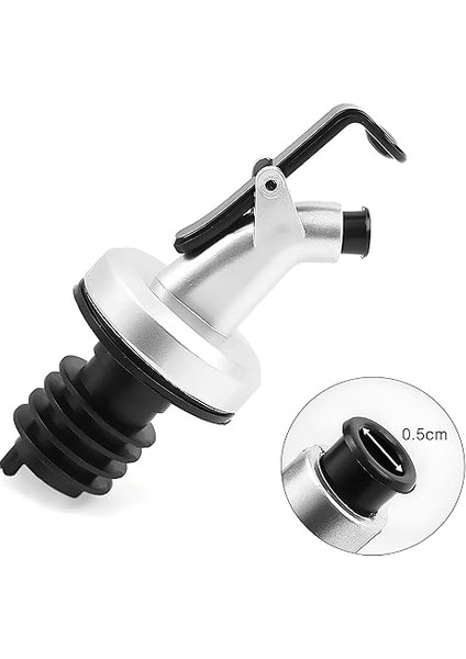 5'li Sızdırmaz Yağdanlık ve Şişe Tıpası Seti – Damlama Yapmaz Paslanmaz Uçlu Yağ Sirke Şarap Dökücü Aparat modelleri