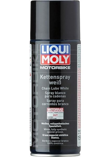 Moly Zincir Yağlama Beyaz Tamamen Sentetik (400 Ml)