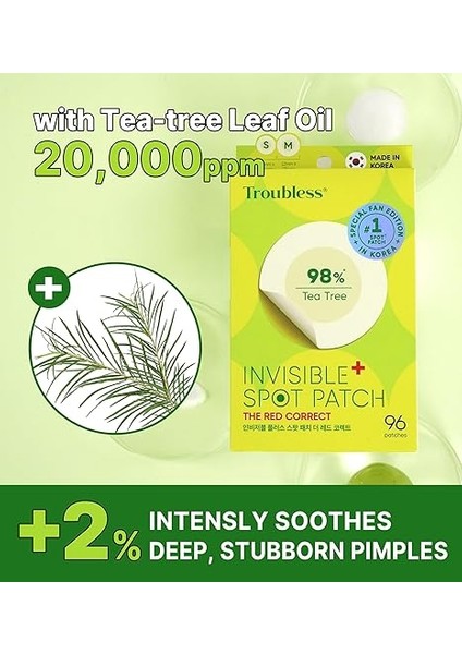 Ince Şeffaf Suya Dayanıklı%98 Çay Ağacı Özlü Kore Üretimi 96'lı Akne ve Sivilce Bandı indirimleri