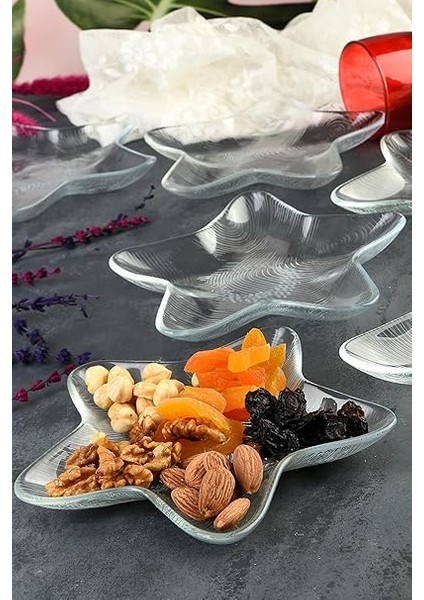 Tasarım Deniz Yıldızı 6 Adet Çerez Sunumluk modelleri