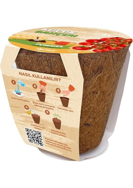 Bahçem Çeri Domates Tohumu Yetiştirme Seti modelleri