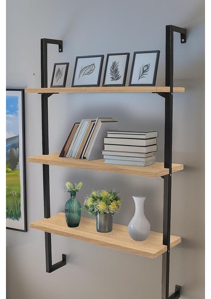 Duvara Monte Kitaplık, Raf (Meşe)