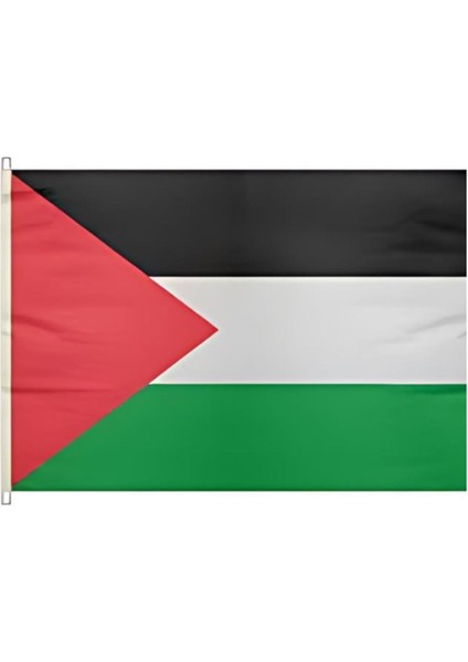Bayrak Filistin 30X45CM Elde Sallama Bayrağı Sopalı