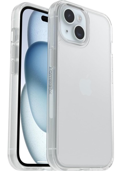 iPhone 16E, 15, 14, 13 Için Otterbox Symmetry Clear Kılıf, Düşmeye Dayanıklı Koruyucu Kılıf, Askeri Standartlara Göre 3x Test Edilmiştir, Şeffaf