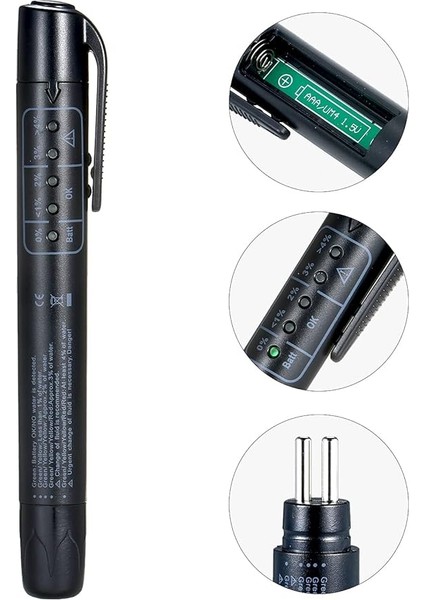 Fren Hidroliği Sıvı Test Kalem Otomatik Fren Yağı Nem Analiz 5 LED Göstergeleri ile Dot3 Için Dot4 Dot5 fiyatları