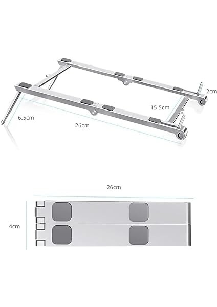 Ayarlanabilir Yüksek Kalite Metal Laptop Dizüstü Stand, Katlanabilir Taşınabilir Laptop, Tablet Telefon Yükseltici Standı Tutucusu, ipad Uyumlu, macbook Uyumlu fiyatları