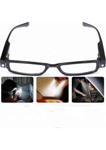 LED Kitap Gözlüğü Okuma Lambası Işıklı Camsız Panel Şeklinde modelleri