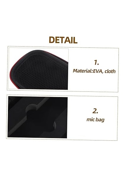 Mikrofon Taşıma Çantası Darbe Koruyucu Seyahat Için Hedeflenmiş Mikrofon Depolama Çantası Kablosuz Mikrofonlar Için Pratik Çözüm modelleri