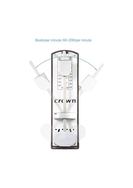 Taşınabilir Mini Mekanik Metronom Evrensel Metronom 11 cm Yükseklik Piyano Gitar Keman Ukulele Çin Kanun Müzik Enstrümanı indirimleri