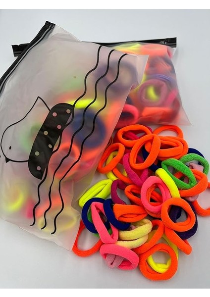 Bijuteri Cüzdanlı, Küçük Boy Lastik Toka (Rengarenk) indirimleri