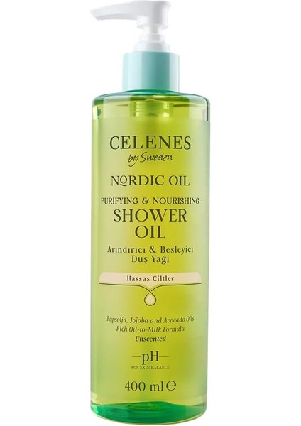 Celenes Nordic Oil Duş Yağı Hassas Ciltler