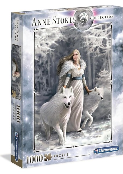 - 1000 Parça Anne Stokes Yetişkin Puzzle - Winter Guardians