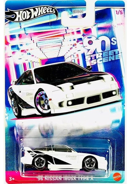 Wheels 90 Lar Sokak Sahnesi Temalı Arabalar 96 Nıssan 180SX Type x JCB57