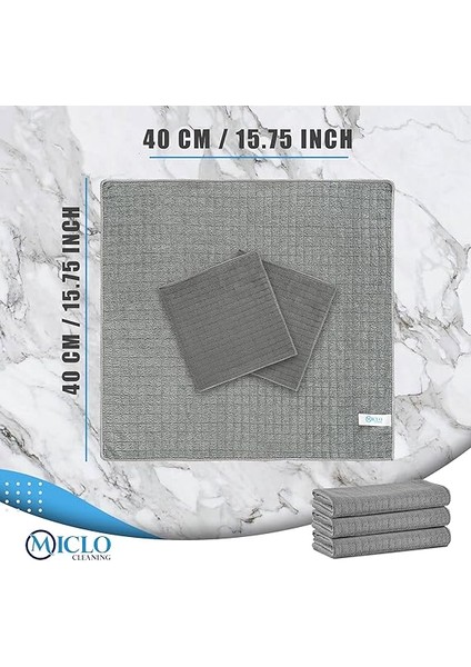 Cleanıng | Mikrofiber Kareli Mutfak Bezi | 40X40CM Leke Tutmaz, Koku Yapmaz | Deterjan ile Kullanıma Uygun | X3 Adet fiyatları