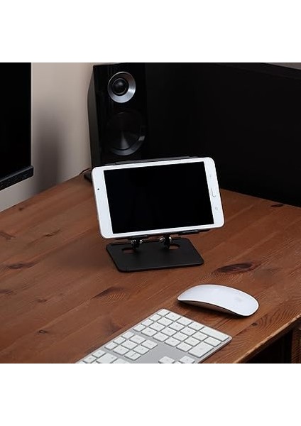 Çelik Tablet Standı Tablet Tutucu Stant Ergonomik Katlanabilir Tablet Standı Çelik Stant (Siyah) indirimleri