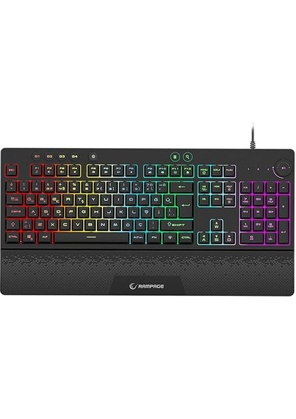 Eclipse Siyah USB Rgb Aydınlatmalı Q Gaming 4 Tuş Makrolu Oyuncu Klavye Mouse Set modelleri