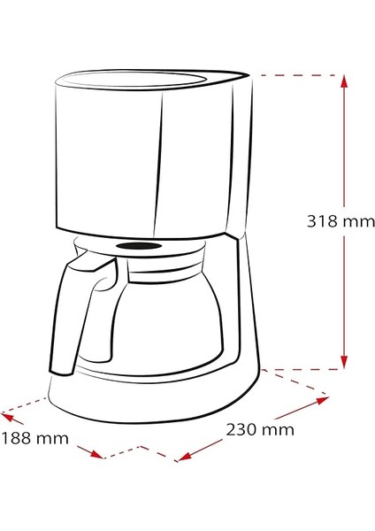 Enjoy Top Filtre Kahve Makinesi Beyaz modelleri