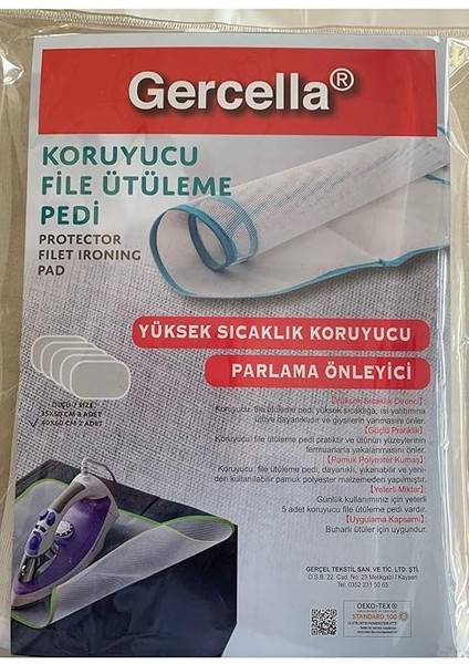 Adet) Koruyucu File Ütüleme Matı Pedi Yanmaz Yapışmaz (Ütü Altlığı Ütümasası Kılıfı Örtüsü Bezi) modelleri