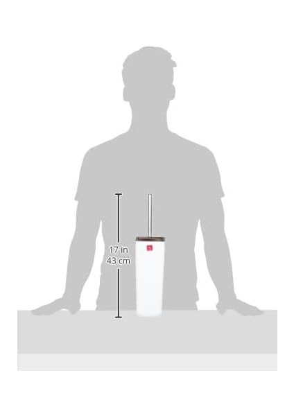 Toskana Tuvalet Fırçası-Beyaz M-SA04-01 fiyatları