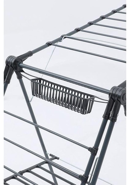 MM016 Alenda (Siyah) Kalın Borulu Çamaşır Kurutma Askılığı fırsatları