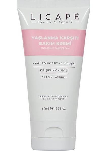 Yaşlanma Karşıtı Bakım Kremi 40ML