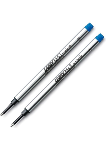 M63 Roller Kalem Yedeği Mavi 2'li Set