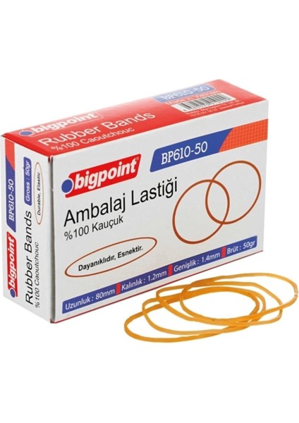 BP610-50 Ambalaj Lastiği 50 Gram %100 Kauçuk