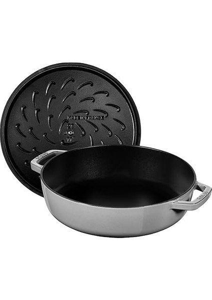 Chistera Yağmur Efektli Kapaklı Döküm Tencere, 24 cm fiyatları