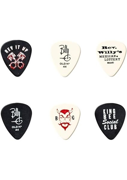 Dunlop Rev Willy Assorted 6lı Pena Seti (Medium) fiyatları