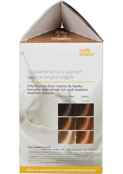 Shake Milk Color Eko Kit Saç Boyası 7.3 (0.5 G) modelleri
