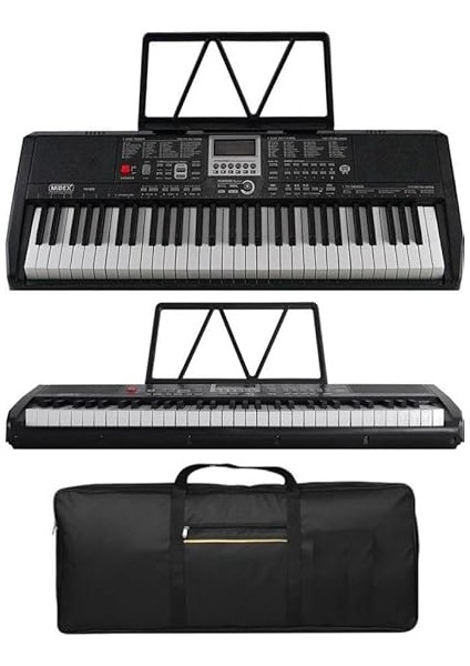 PS-1800BK-SET 61 Tuşlu Kaliteli Org Dijital Ekranlı Stand Kulaklık Çanta Notalık Adaptör Sticker Metod fiyatları