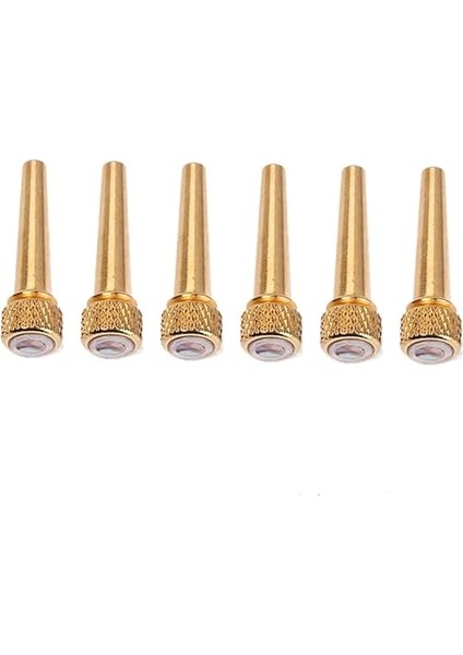 6 Paket Akustik Gitar Köprüsü - Abanoz ve Pirinç Ton - Yedek Parça Seti modelleri