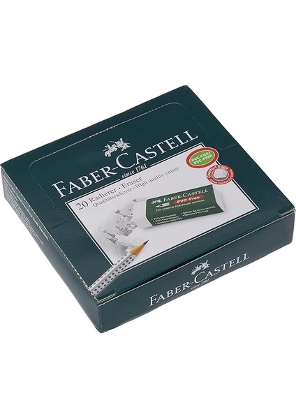 Beyaz Silgi, 20’li, Kurşun Kalem Izlerini Kolayca Silen, Doğa Dostu, Rahat ve Kullanışlı Tasarım